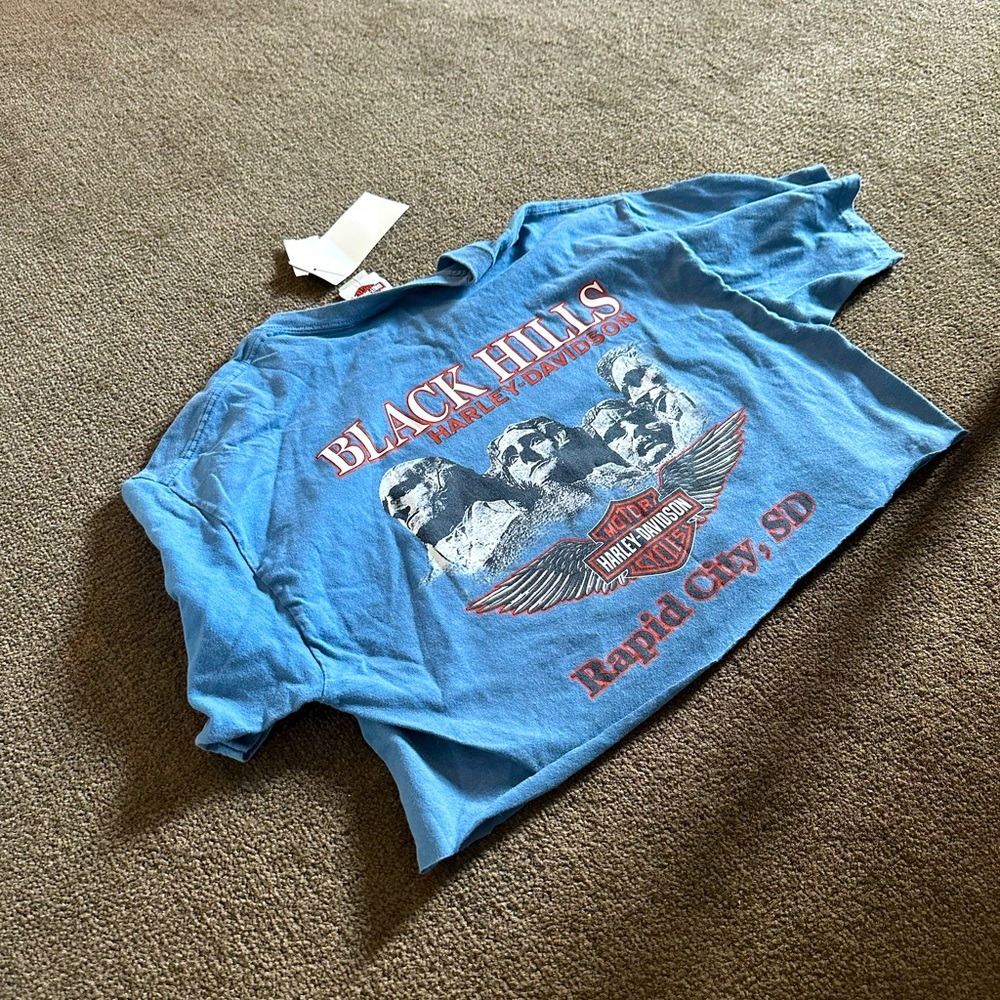 Women’s Vintage Harley Davidson Crop Top